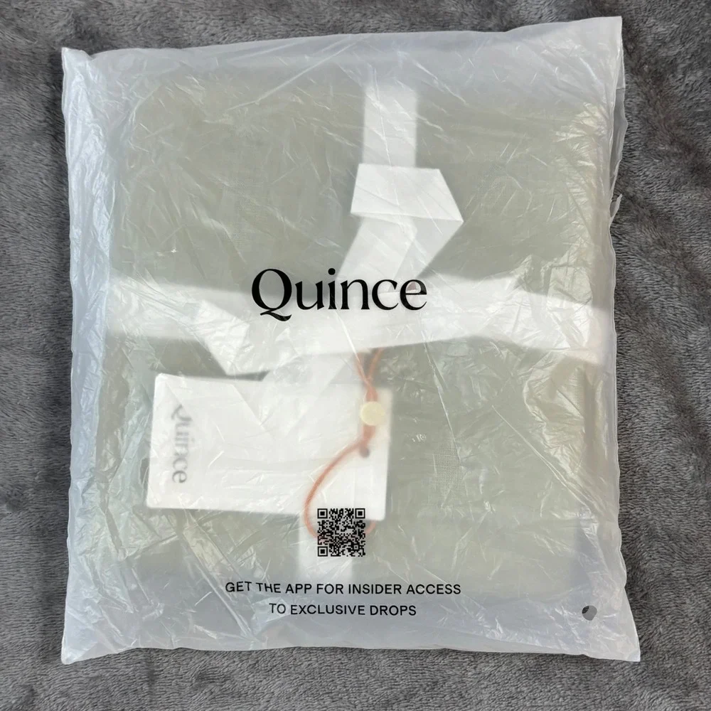 Quince European Linen Everyday Napkins Set of 4 Willowleaf Green 20x20 NEW